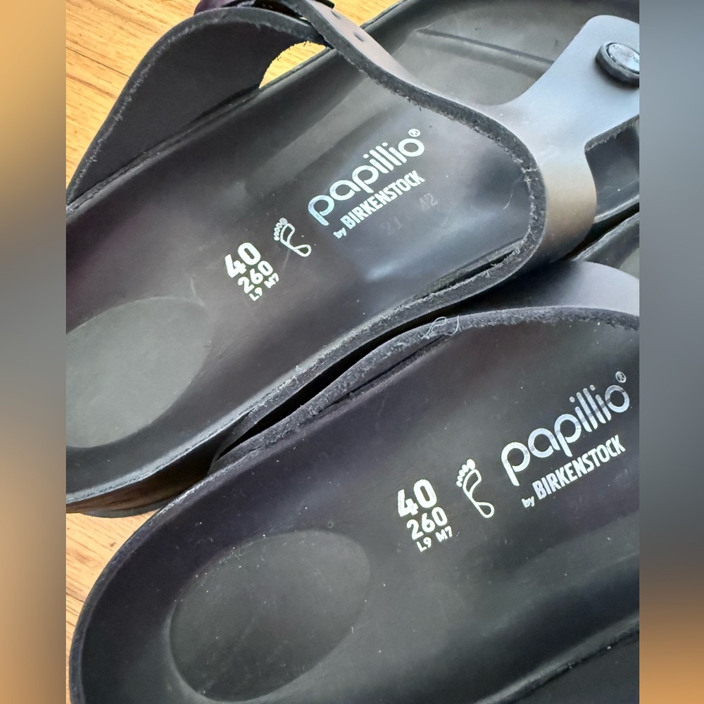 Papillio Black Thong Sandals - Picture 5 of 6